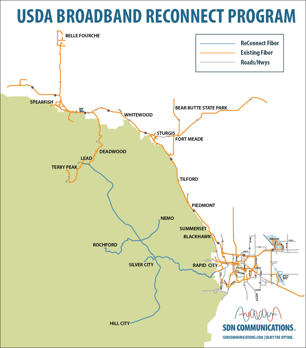 2020 ReConnect Fiber Award Map